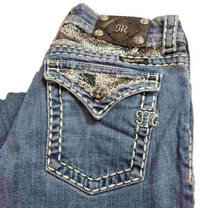 Miss Me bootcut jeans 28 JE5124BX zebra